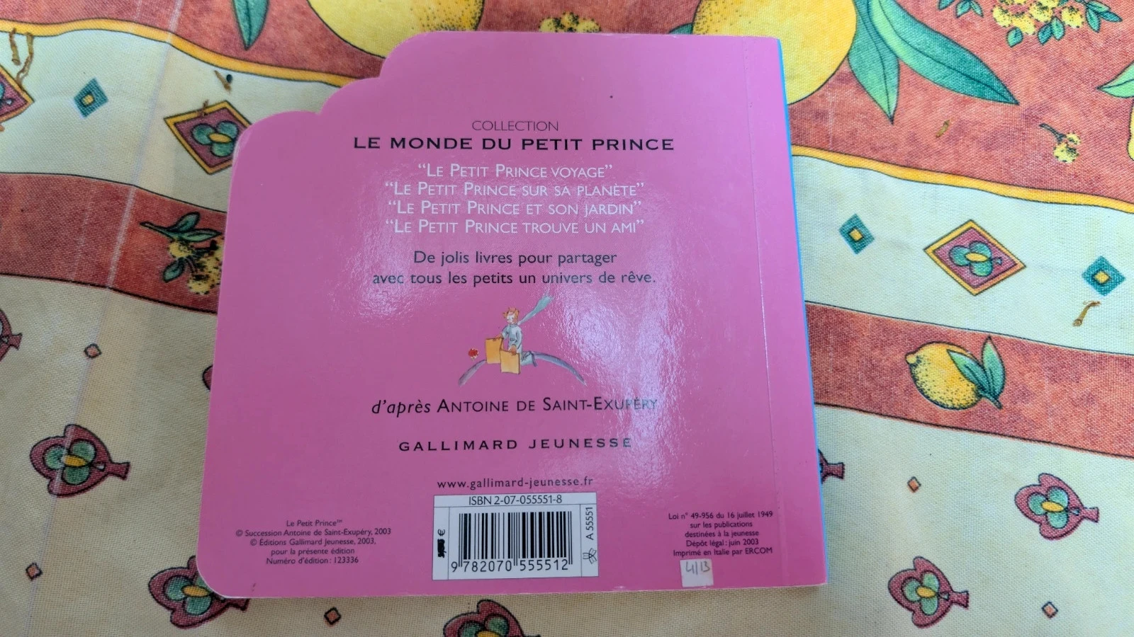 Hardcover book The Little Prince Journey Gallimard Youth – photo 5